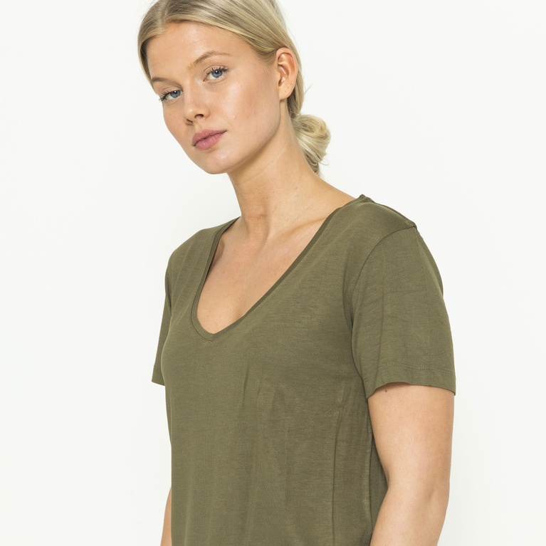 Viskostopp V-neck "Inga" Viskostopp V-neck "Inga"